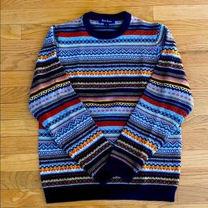 Fair Isle cotton sweater